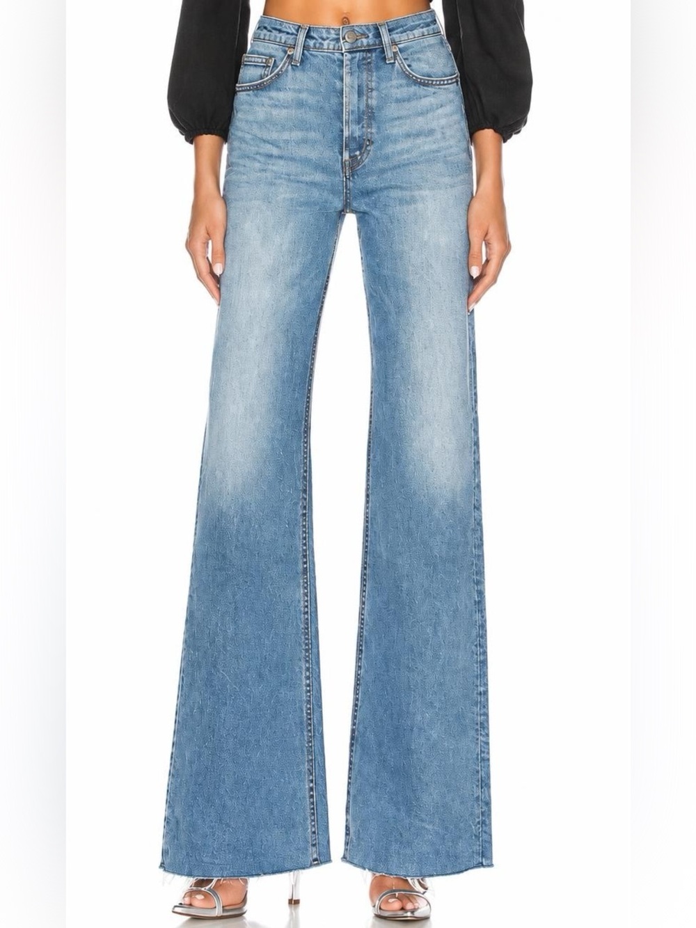 GRLFRND Carla High-Rise Wide Leg Jean